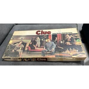 Vintage 1972 Parker Brothers CLUE Detective Board Game